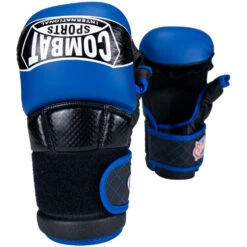 Combat Sports Max Strike Blue Training Gloves -Boxing Discount Store TG6 BLU c 3