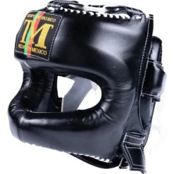 Boxeo TM Black Head Gear -Boxing Discount Store TMHG BLK 2