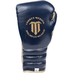 Boxeo TM Special Edition Black/Gold Lace Up Training Gloves -Boxing Discount Store TMSG LC BKGD c 3