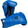 Boxeo TM Special Edition Blue/Black Lace Up Training Gloves -Boxing Discount Store TMSG LC BLBK c