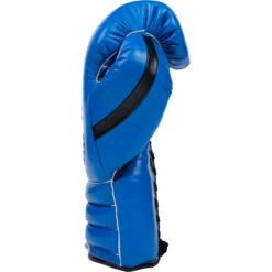 Boxeo TM Special Edition Blue/Black Lace Up Training Gloves -Boxing Discount Store TMSG LC BLBK c 4