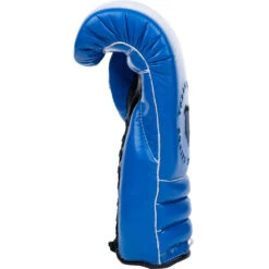 Boxeo TM Special Edition Blue/Black Lace Up Training Gloves -Boxing Discount Store TMSG LC BLBK c 6
