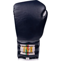 Boxeo TM Navy Blue Lace-Up Training Gloves -Boxing Discount Store TMTG LC NAV c 3
