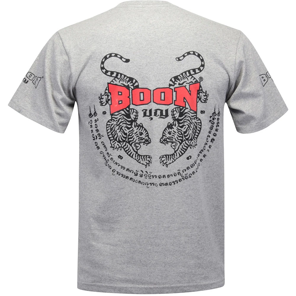 Boon Tiger Grey Tee 4 Boon Tiger Grey Tee - Image 2