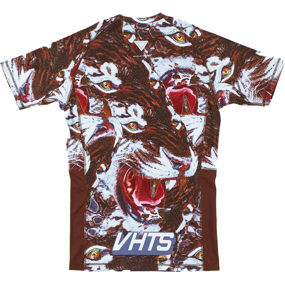VHTS 2023 Trippy Tiger Series Brown Rash Guard 4 VHTS 2023 Trippy Tiger Series Brown Rash Guard - Image 2