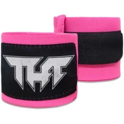 Tuff Elasticised Pink Hand Wraps