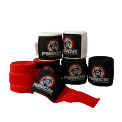 Punch Urban Black/White/Red 3 Pack 3M Hand Wraps