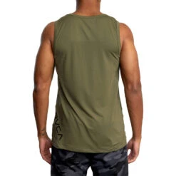 RVCA Sport Vent Olive Tank Top 10 RVCA Sport Vent Olive Tank Top -Boxing Discount Store V9031RST OLV c 2