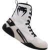 Venum Elite White/Black Boxing Shoes -Boxing Discount Store VENUM 03681 210 c