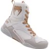 Venum Elite White/Gold Boxing Shoes 2 Venum Elite White/Gold Boxing Shoes -Boxing Discount Store VENUM 03681 226 c