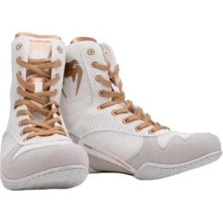 Venum Elite White/Gold Boxing Shoes -Boxing Discount Store VENUM 03681 226 c 3