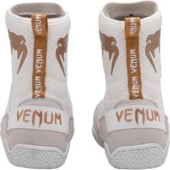 Venum Elite White/Gold Boxing Shoes -Boxing Discount Store VENUM 03681 226 c 4