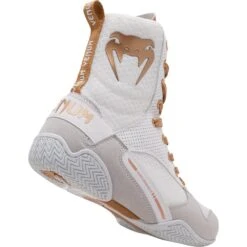 Venum Elite White/Gold Boxing Shoes -Boxing Discount Store VENUM 03681 226 c 8