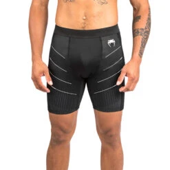 Venum Biomecha Black/Grey Vale Tudo Shorts