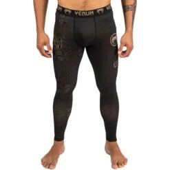 Venum Santa Muerte Dark Side Black/Brown Spats