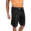 Venum Santa Muerte Dark Side Black/Brown Fight Shorts -Boxing Discount Store VENUM 04806 124 c