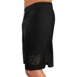 Venum Santa Muerte Dark Side Black/Brown Fight Shorts -Boxing Discount Store VENUM 04806 124 c 3