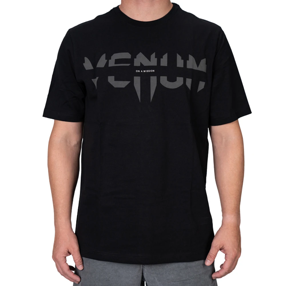 Venum On A Mission Black Tee 3 Venum On A Mission Black Tee