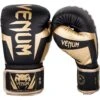 Venum Elite Black/Gold Boxing Gloves -Boxing Discount Store VENUM 1392 126 c