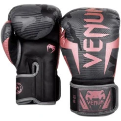 Venum Elite Black/Pink/Gold Boxing Gloves -Boxing Discount Store VENUM 1392 537 c 2