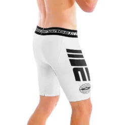 Engage Combat White Compression Shorts -Boxing Discount Store VLT CS WHT c 1