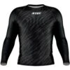 Jitsy Club Zaps Ranked Black Long Sleeve Rash Guard 2 Jitsy Club Zaps Ranked Black Long Sleeve Rash Guard -Boxing Discount Store ZAPRGLBL c