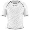 Jitsy Club Zaps Ranked White Short Sleeve Rash Guard